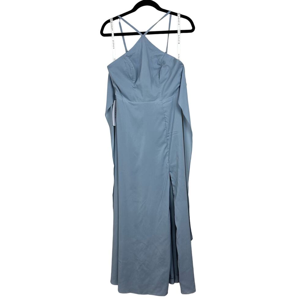 Azazie Light Blue Wedding Dress